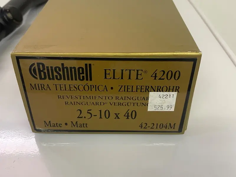 Bushnell Elite 4200 2.5-10 x40 duplex