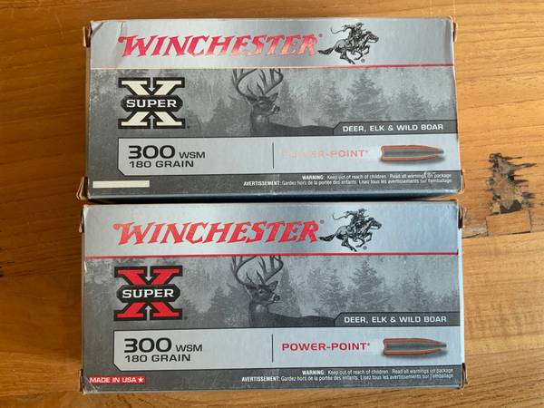 Winchester Power-Point .300 WSM 180gr ammo