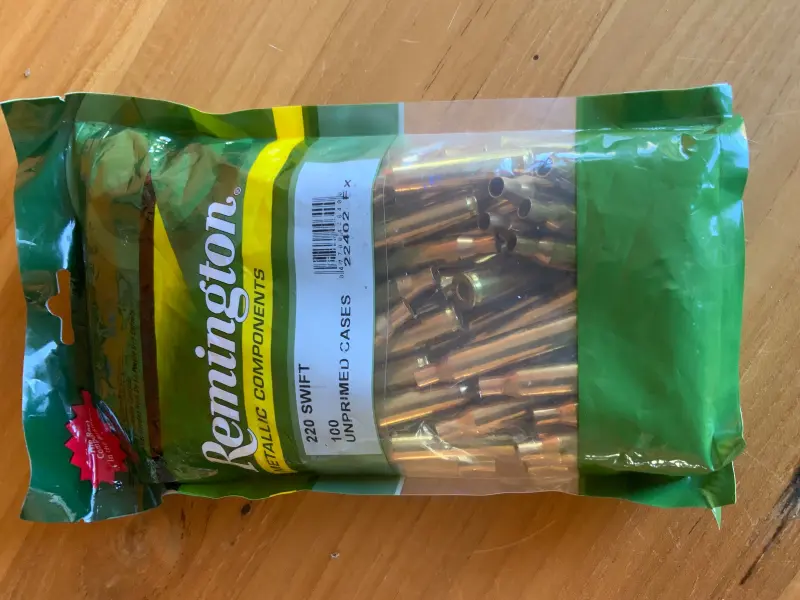 New Remington .220 Swift brass
