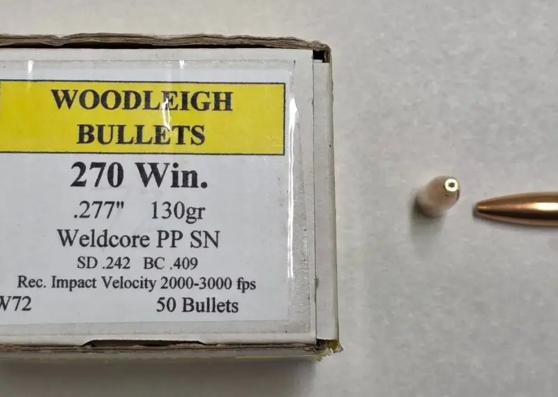 WOODLEIGH BULLETS – .277 130gr WELDCORE PP SN