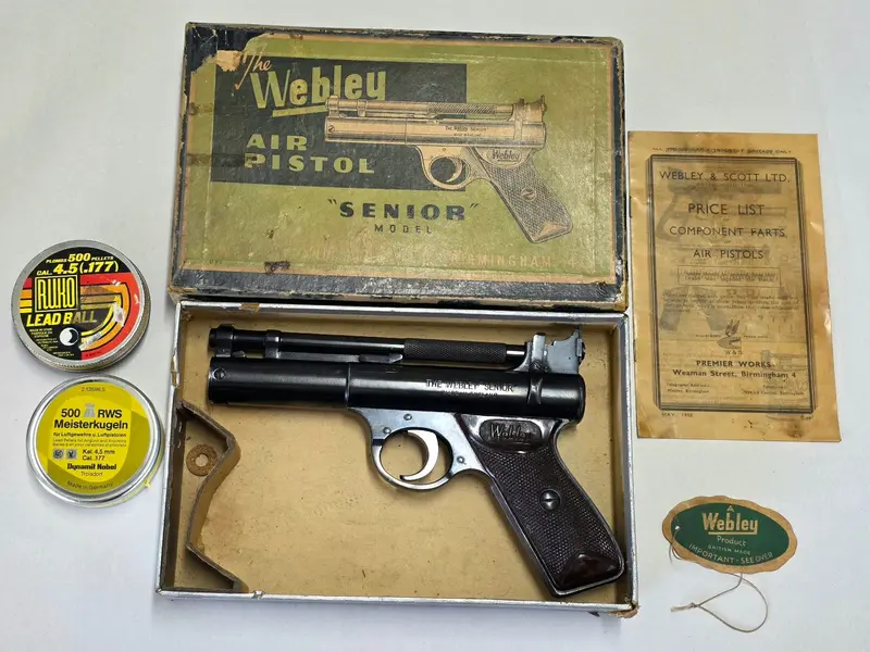 WEBLEY & SCOTT “SENIOR” AIR PISTOL