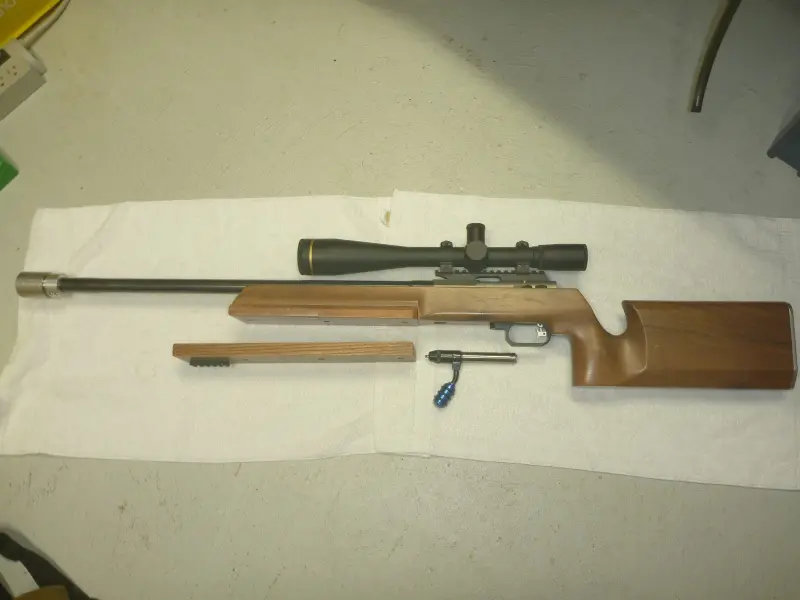 Anschutz 54.30 .22 Bench Rest Match rifle.