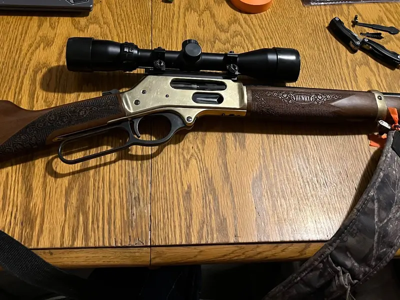 Henry Repeating Arms 45-70 Govt Brass with scope