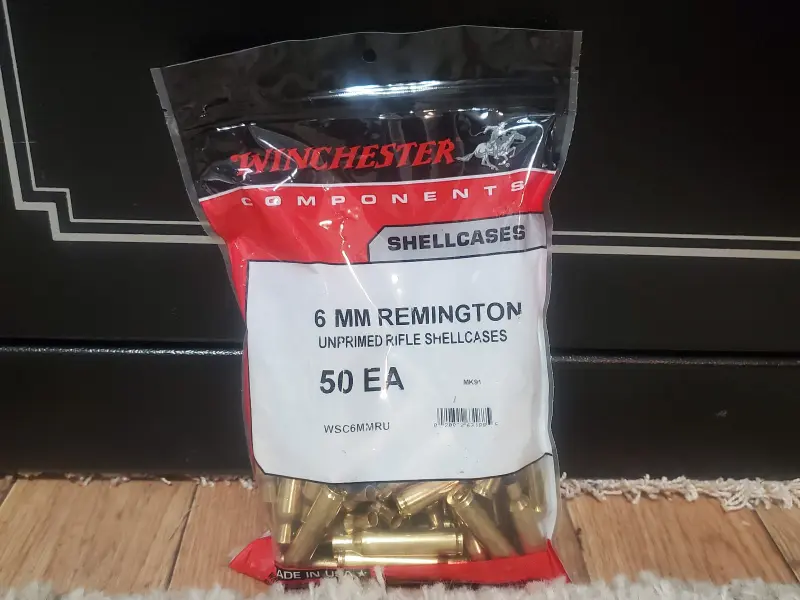 Winchester 6mm Remington Brass