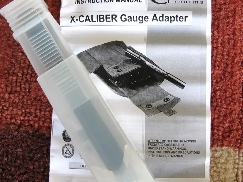 9mm Luger Shot gun Insert for 12 gauge